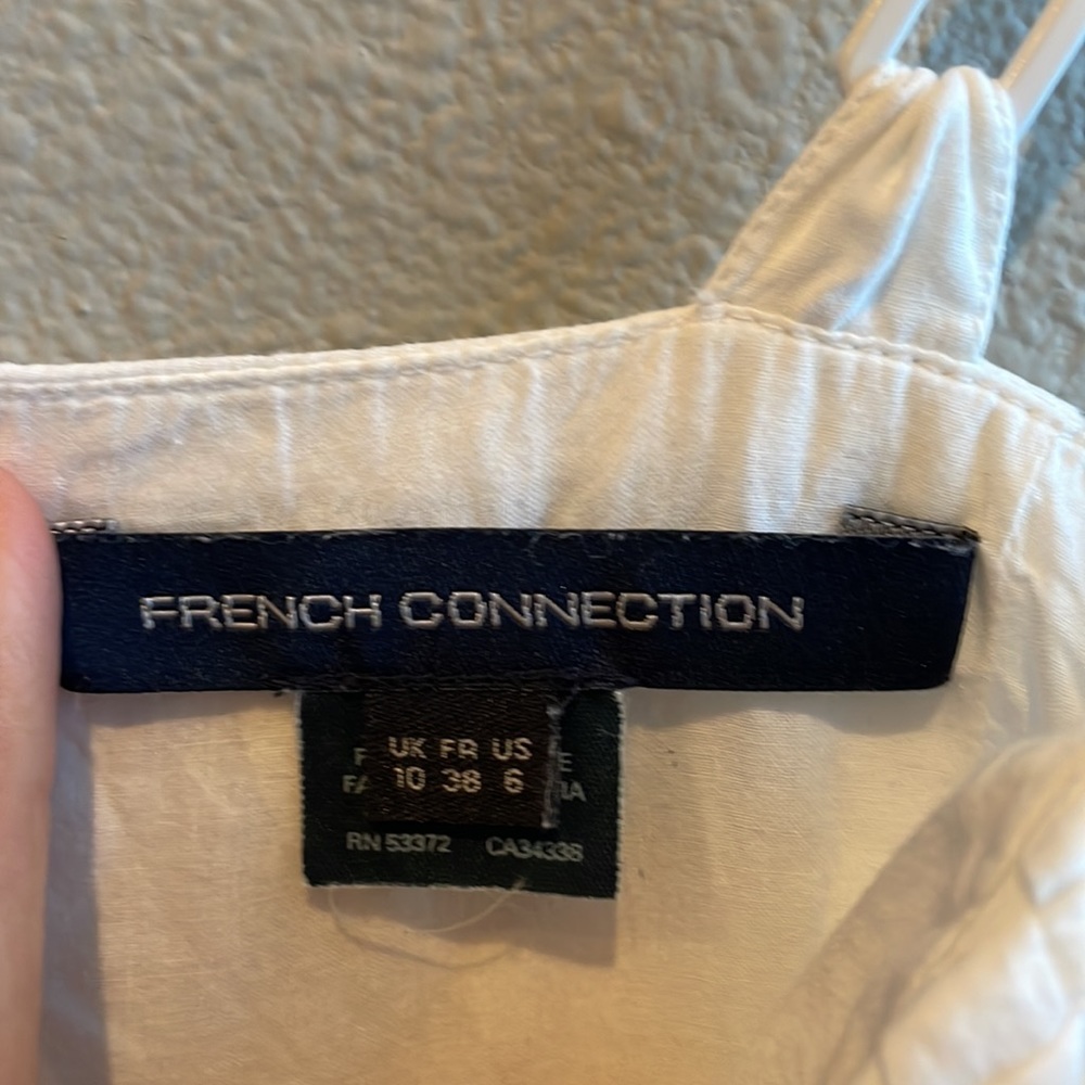 French Connection white mini dress. - Picture 4 of 4